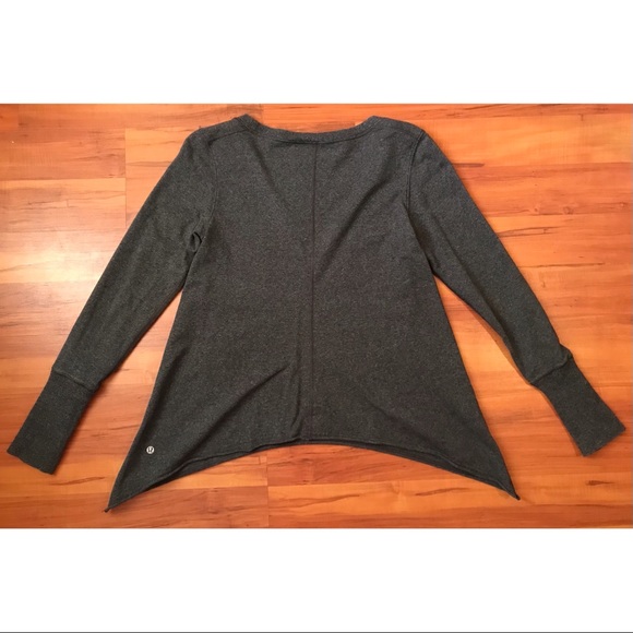 lululemon tea lounge pullover Heathered Coal 10 - Picture 5 of 9